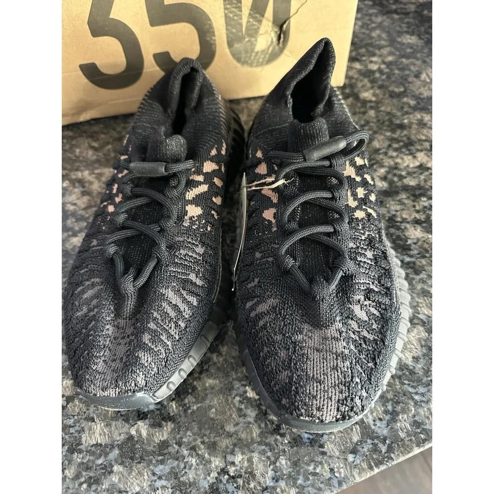 Adidas Yeezy Boost 350 V2 CMPCT Slate Carbon Black HQ6319 Mens 7.5